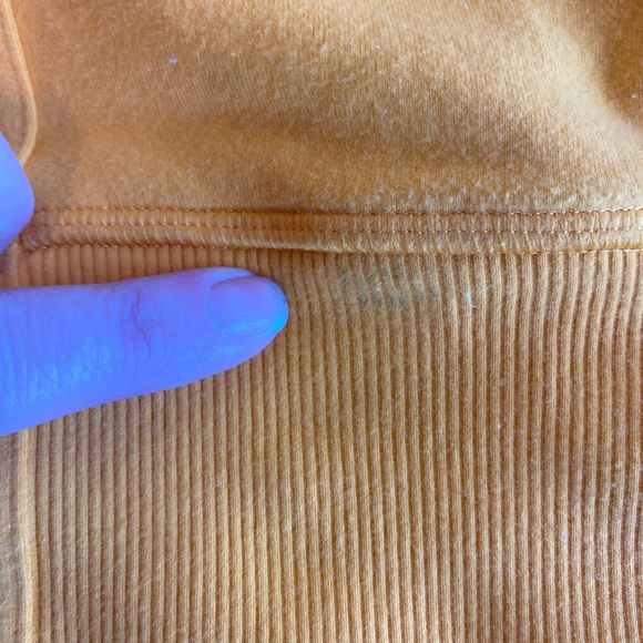 Lululemon Men’s Medium Training Yellow Track Full Zip Luon Bomber Jacket - Picture 3 of 6